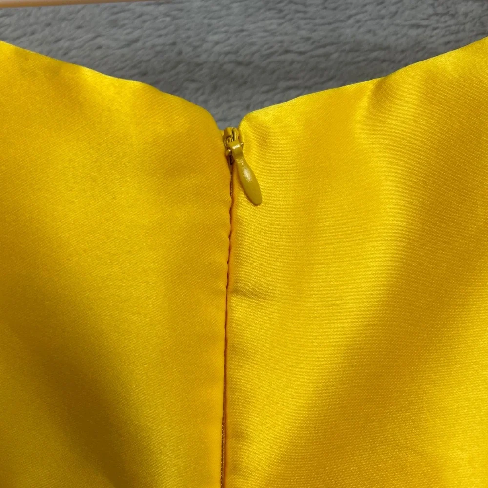 Girls Ruched Princess Gown Size 160/US XL Yellow Belle Costume Gemstone